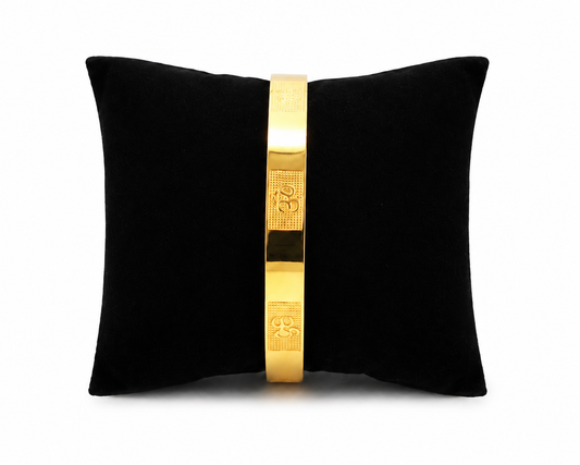 OM SYMBOL MICRO GOLD MEN’S KADA