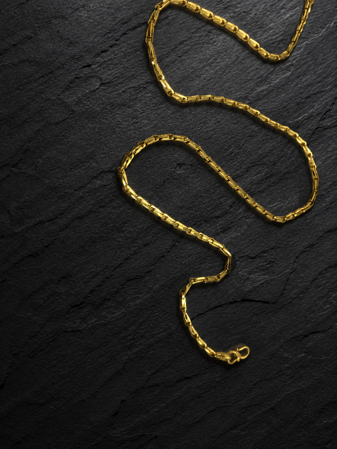 VEER VAJRA MICRO GOLD PLATED GOLD CHAIN FOR MEN | PREMIUM BRASS MEN'S CHAIN