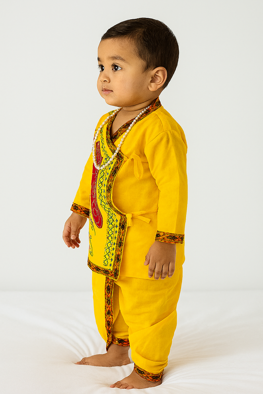 VIBRANT KRISHNA DRESS SET FOR CELEBRATIONS