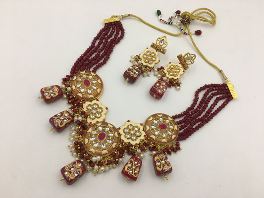 FELICIA KUNDAN NECKLACE SET