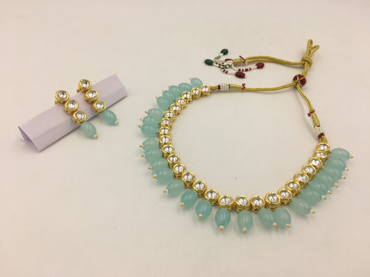 ZINNIA KUNDAN NECKLACE SET