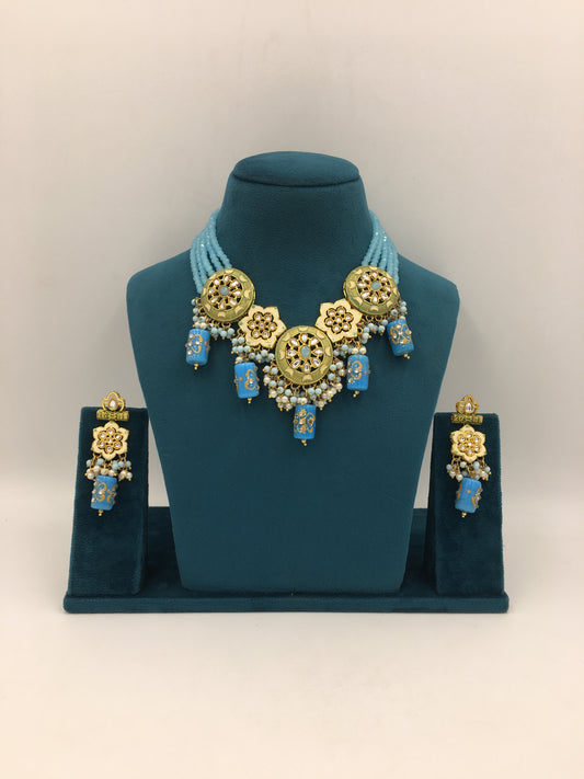 ATHENA KUNDAN NECKLACE SET