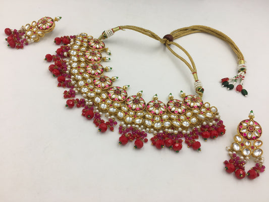 LIANA KUNDAN NECKLACE SET