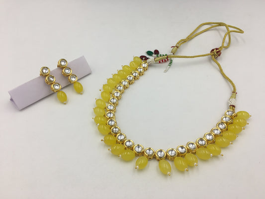 ARIELLA KUNDAN NECKLACE SET