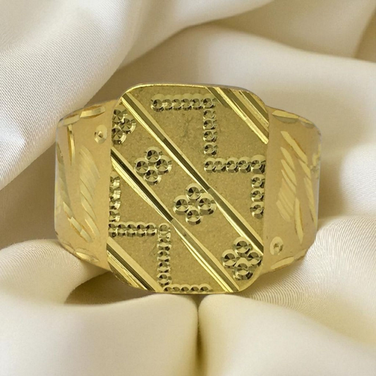 ANISH MICRO GOLD PLATED RING