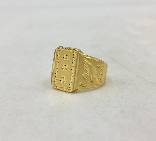 GANESH MICRO GOLD PLATED RING