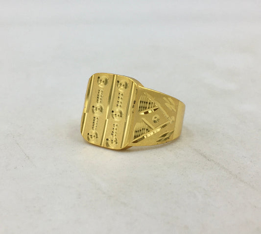 MICHAEL MICRO GOLD PLATED RING