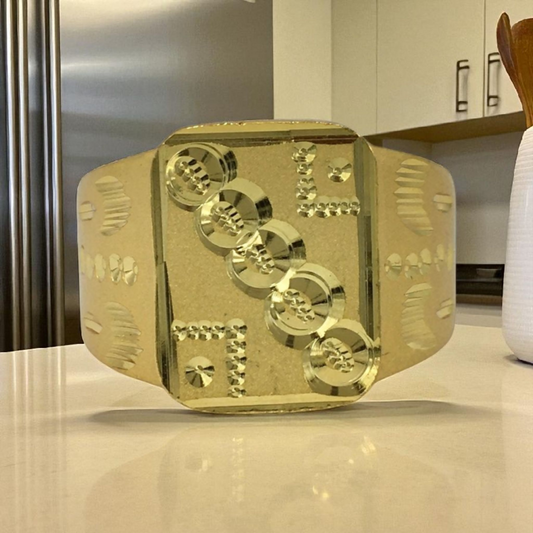 LEX MICRO GOLD PLATED RING