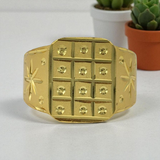 ARTHUR MICRO GOLD PLATED RING