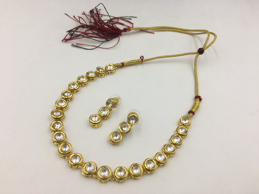 LORENA KUNDAN NECKLACE SET