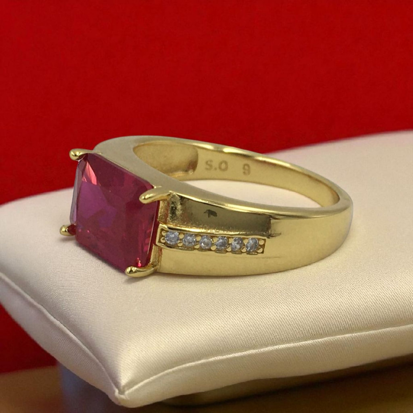 RABY MICRO GOLD PLATED RING