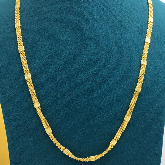 TEJAS GOLD 22 INCH MEN'S CHAIN