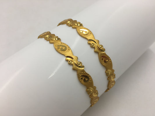 ASHITA MICRO GOLD PLATED BANGLES