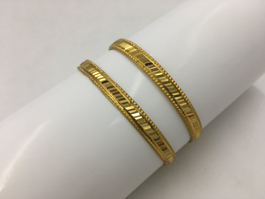 KRISHA MICRO GOLD PLATED BANGLES