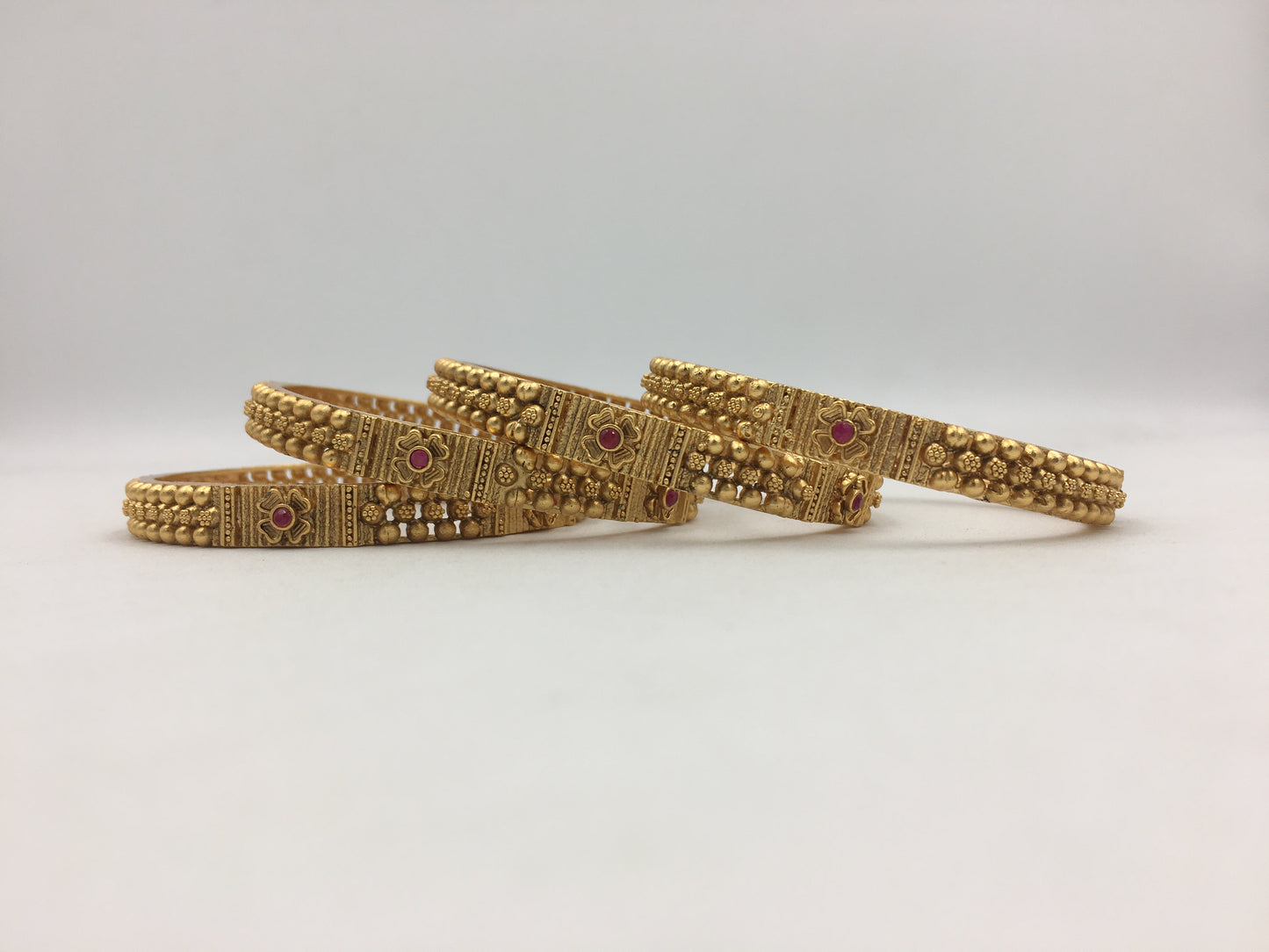 VITHYA RAJWADI BRASS BANGLES