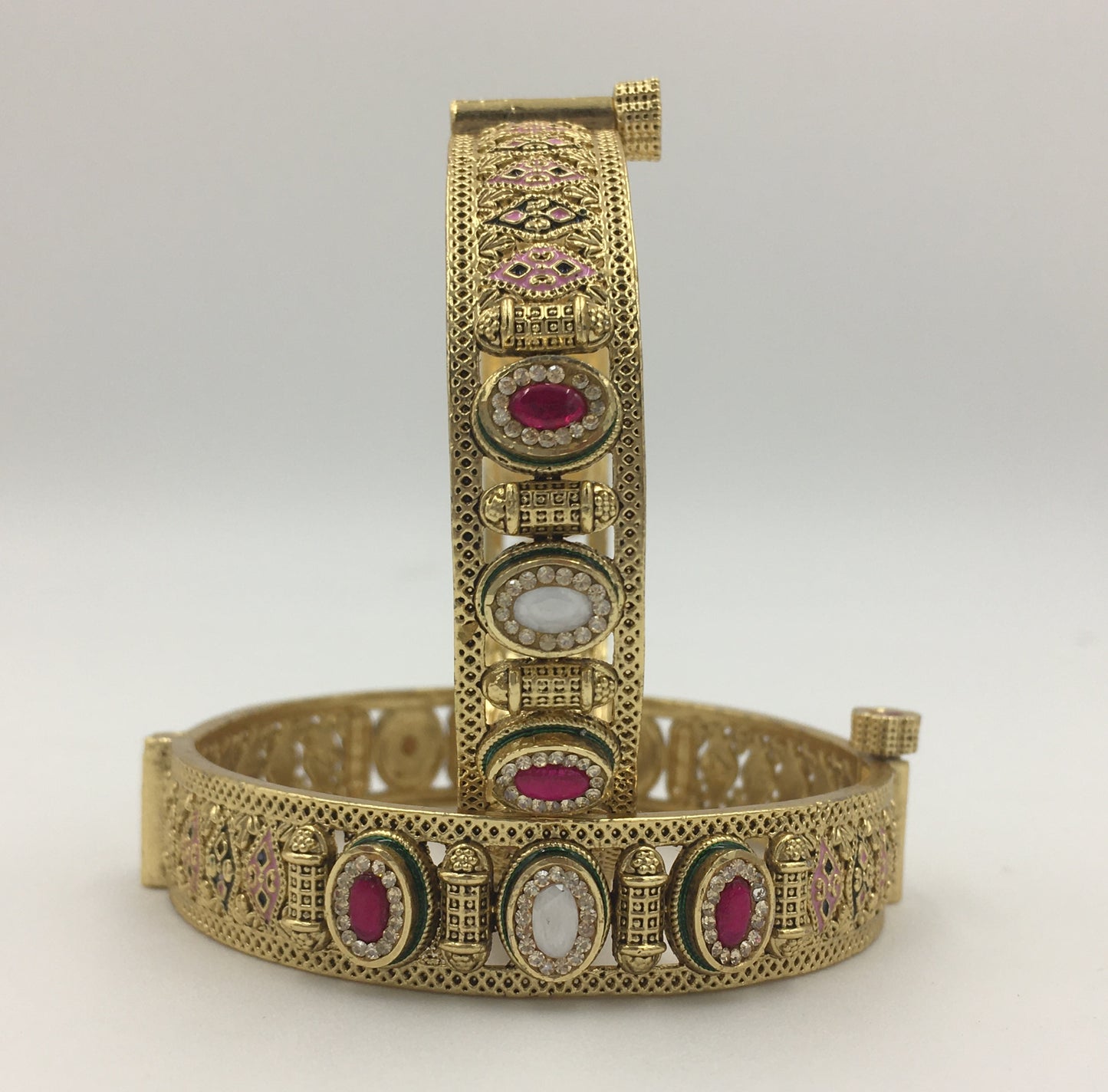 SAHANA SWAROVSKI BRASS BANGLES