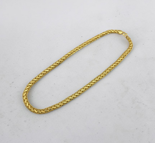 ROYAL WHEAT LINK MICRO GOLD MEN’S CHAIN