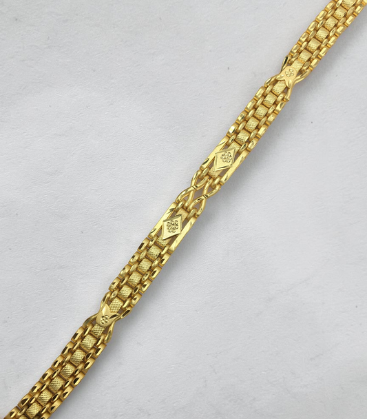 REGAL FUSION GOLD FINISH BRACELET