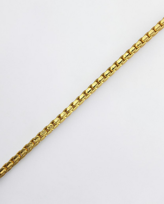 TITAN GRID GOLD PLATED BRACELET FOR MEN