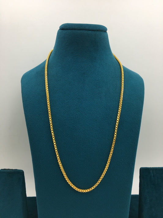 TITAN VENEZIA MICRO GOLD PLATED GOLD CHAIN FOR MEN | PREMIUM BRASS VENEZIA CHAIN