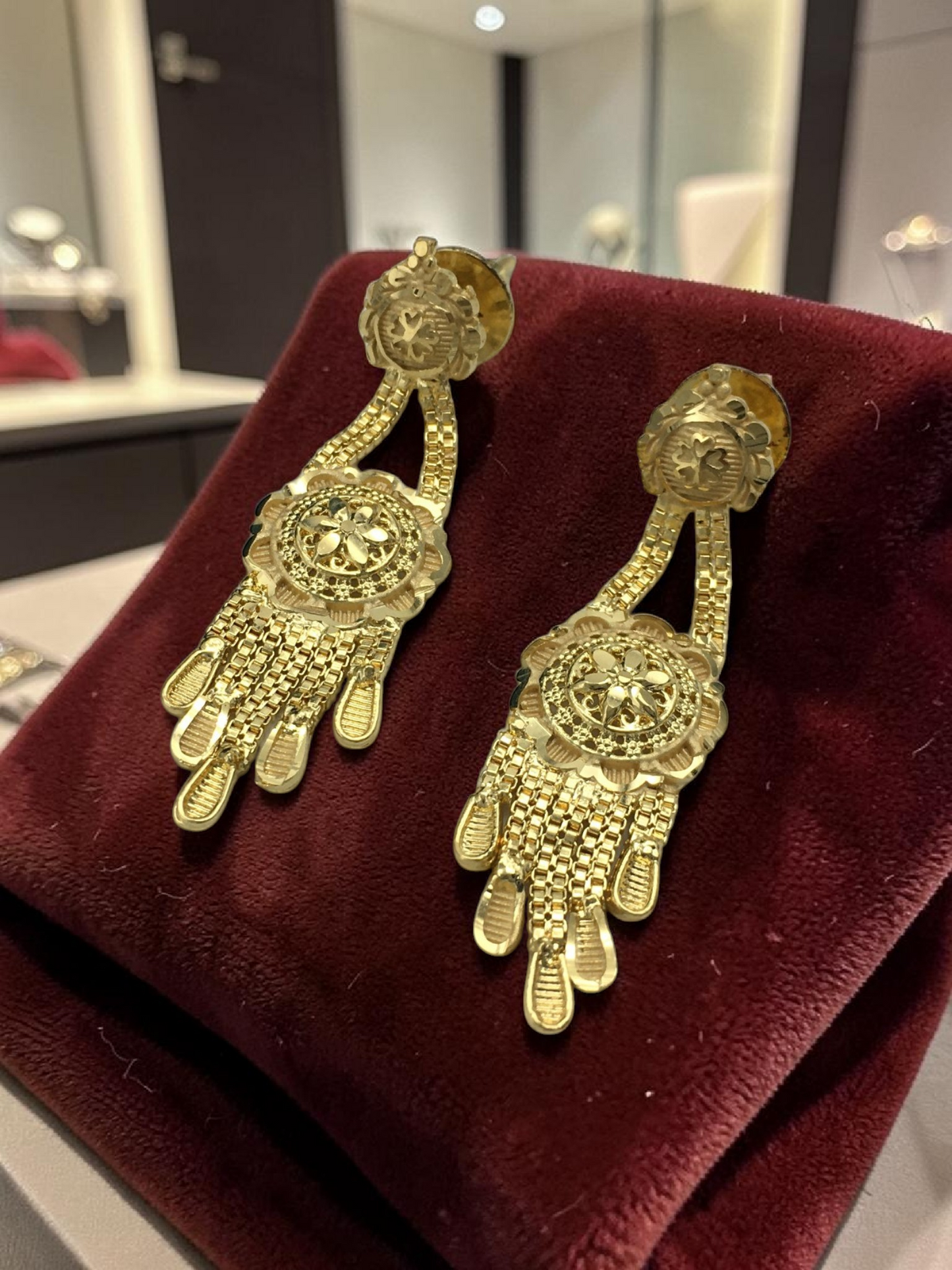 ROYAL MANDALA GOLD PLATED NECKLACE SET FOR WOMEN