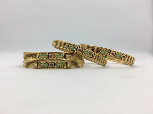 RANJITHA RAJWADI BRASS BANGLES