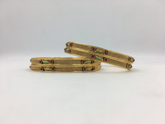 SWATHI RAJWADI BRASS BANGLES