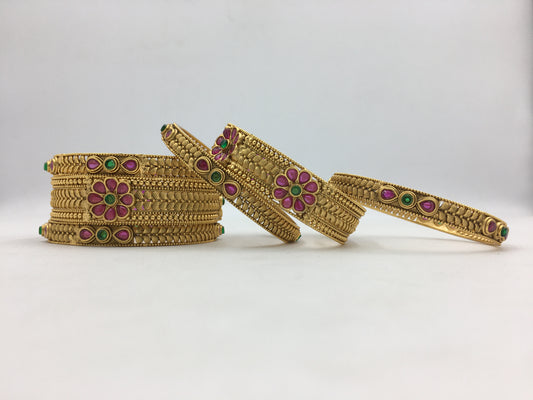 HARINI RAJWADI BRASS BANGELS