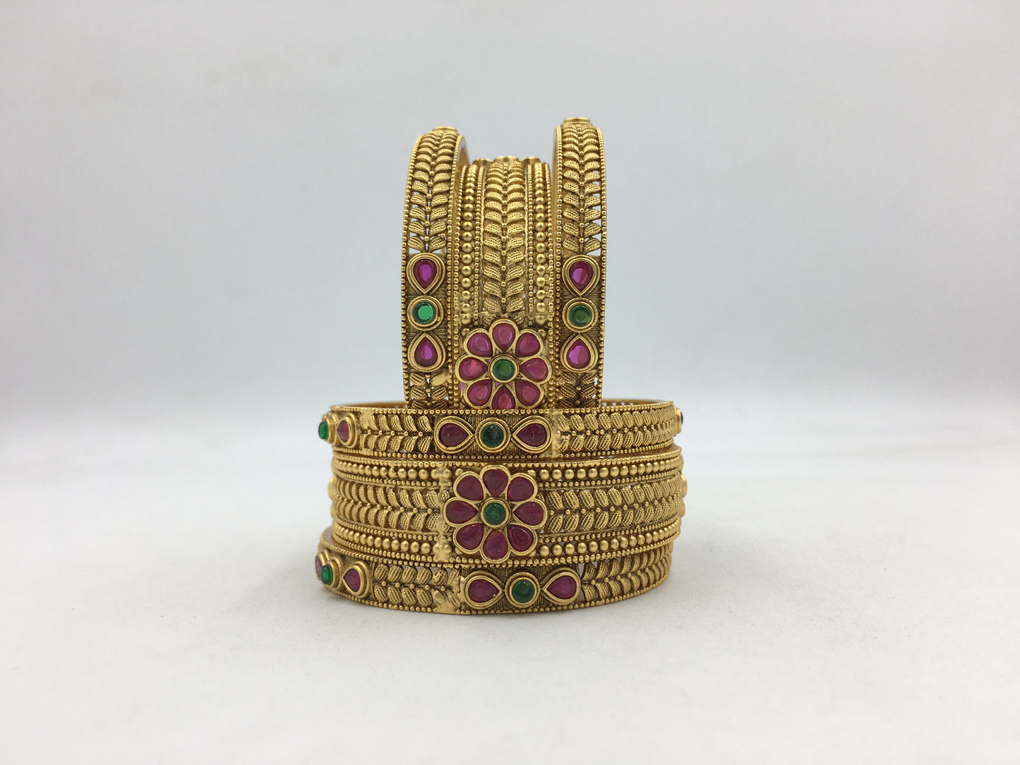 HARINI RAJWADI BRASS BANGELS