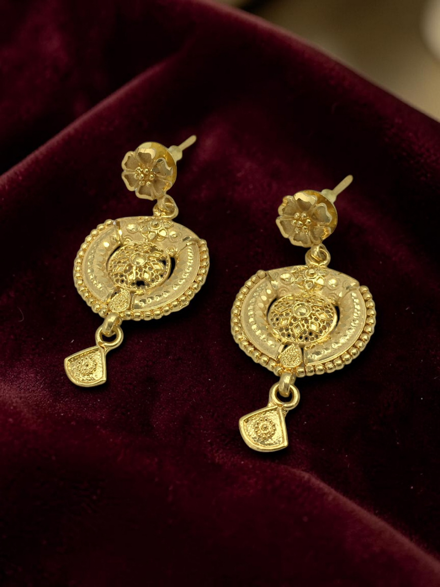 PADMIRA CHANDRA SHORT NECKLACE SET WITH EARRINGS FOR WOMEN | ONE GRAM FORMING TRADITIONAL JEWELLERY