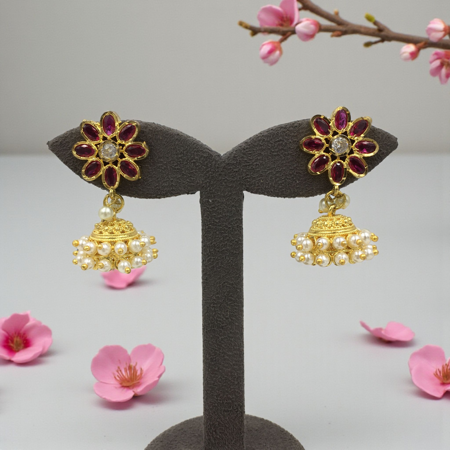 KARINA MICRO GOLD JHUMKAS