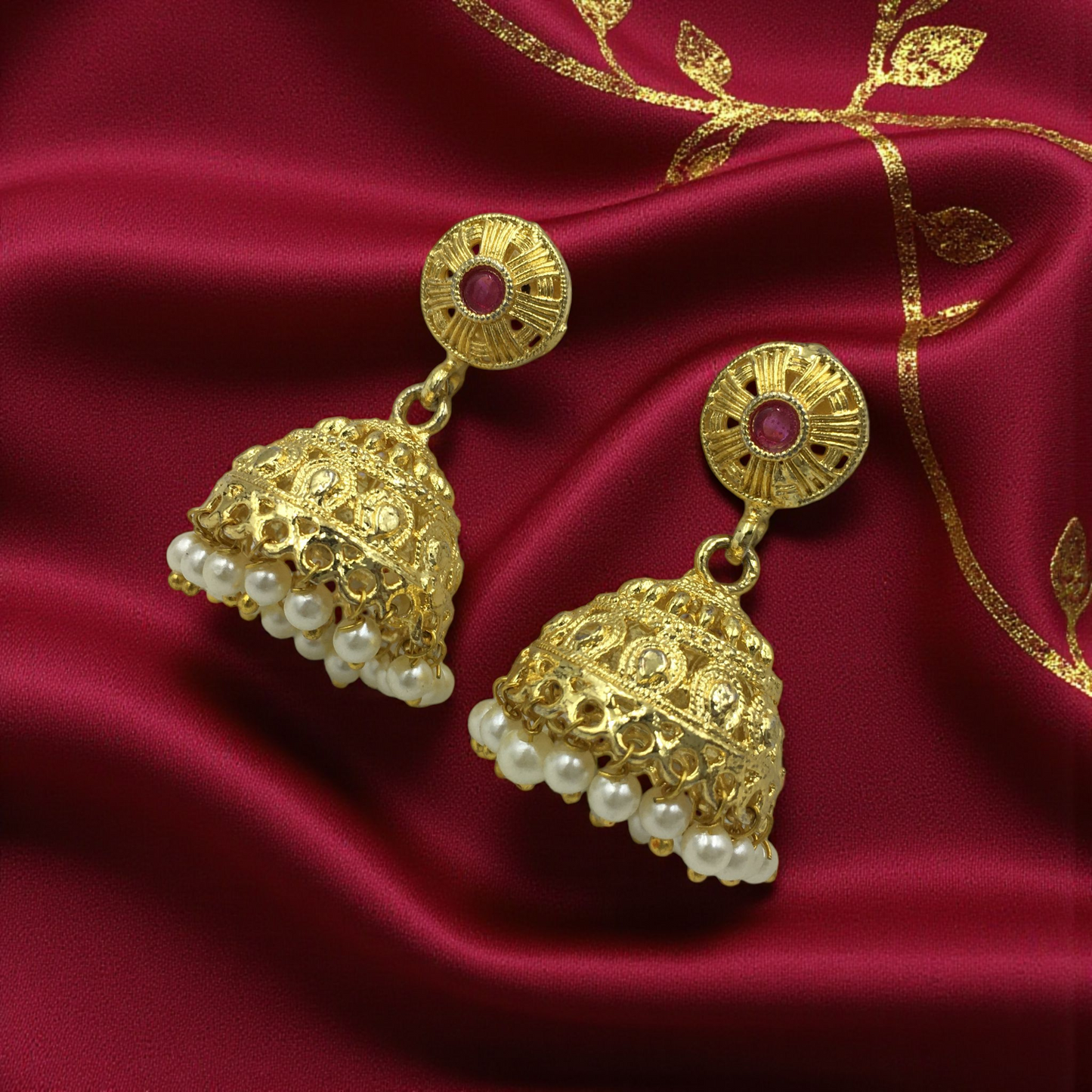 OLIVIA MICRO GOLD JHUMKAS