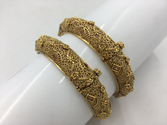 SADHVIKA RAJWADI BRASS BANGLES