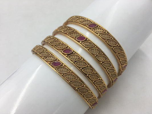 TRIVENI RAJWADI BRASS BANGLES