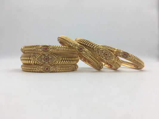 VIDHITHA RAJWADI BRASS BANGLES