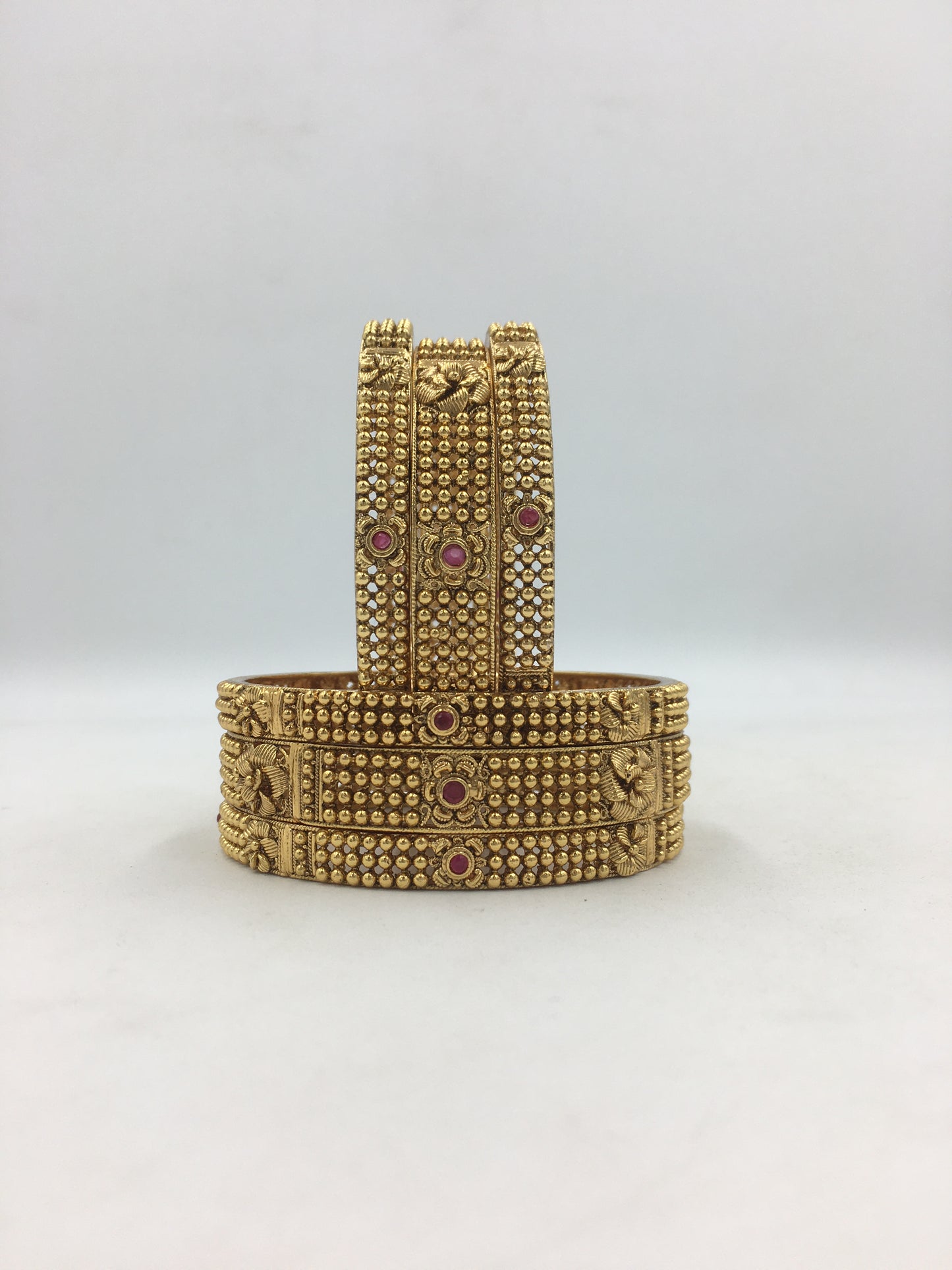 PRATHYUSHA RAJWADI BRASS BANGLES