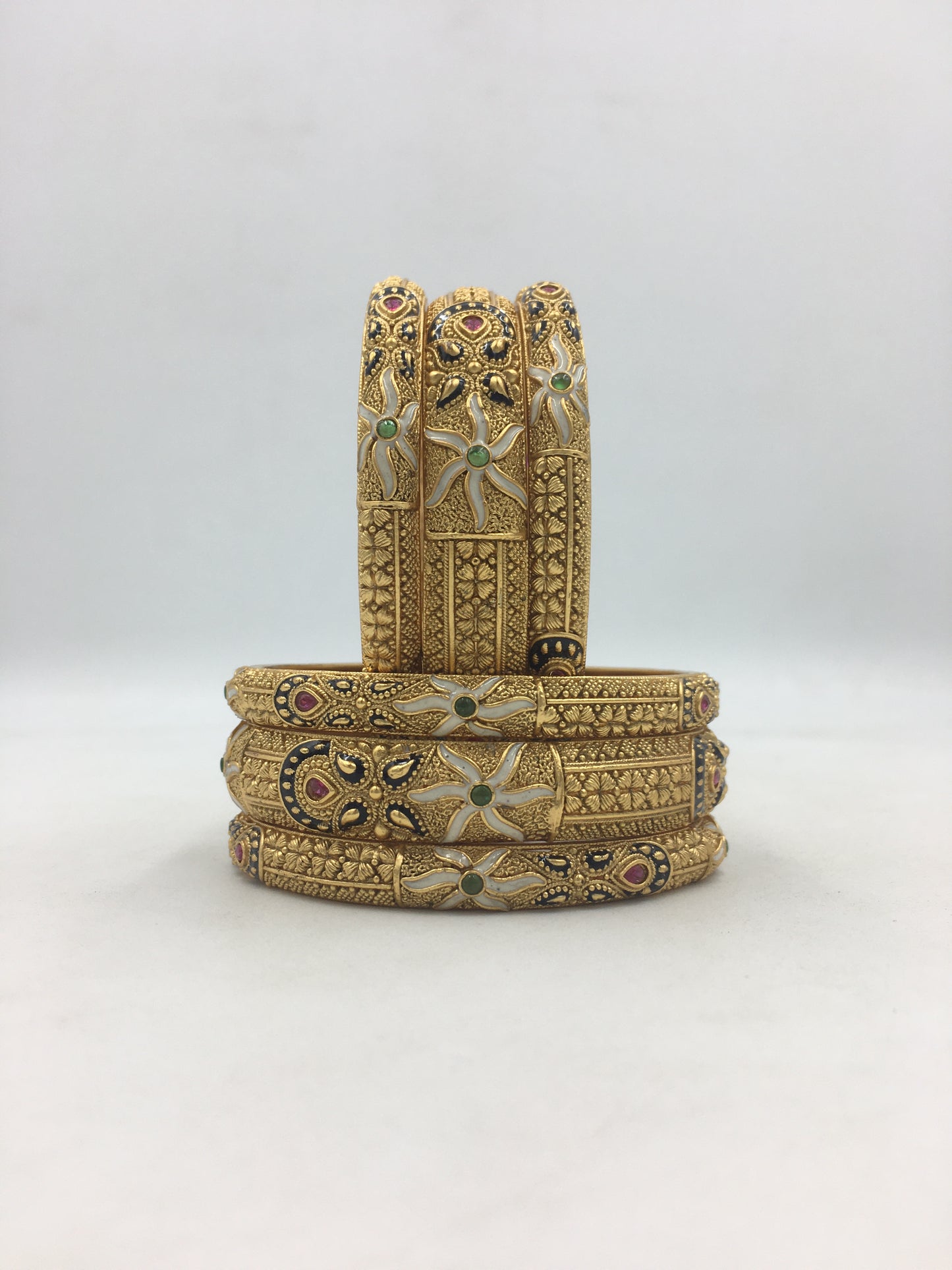 MEGHANA RAJWADI BRASS BANGLES