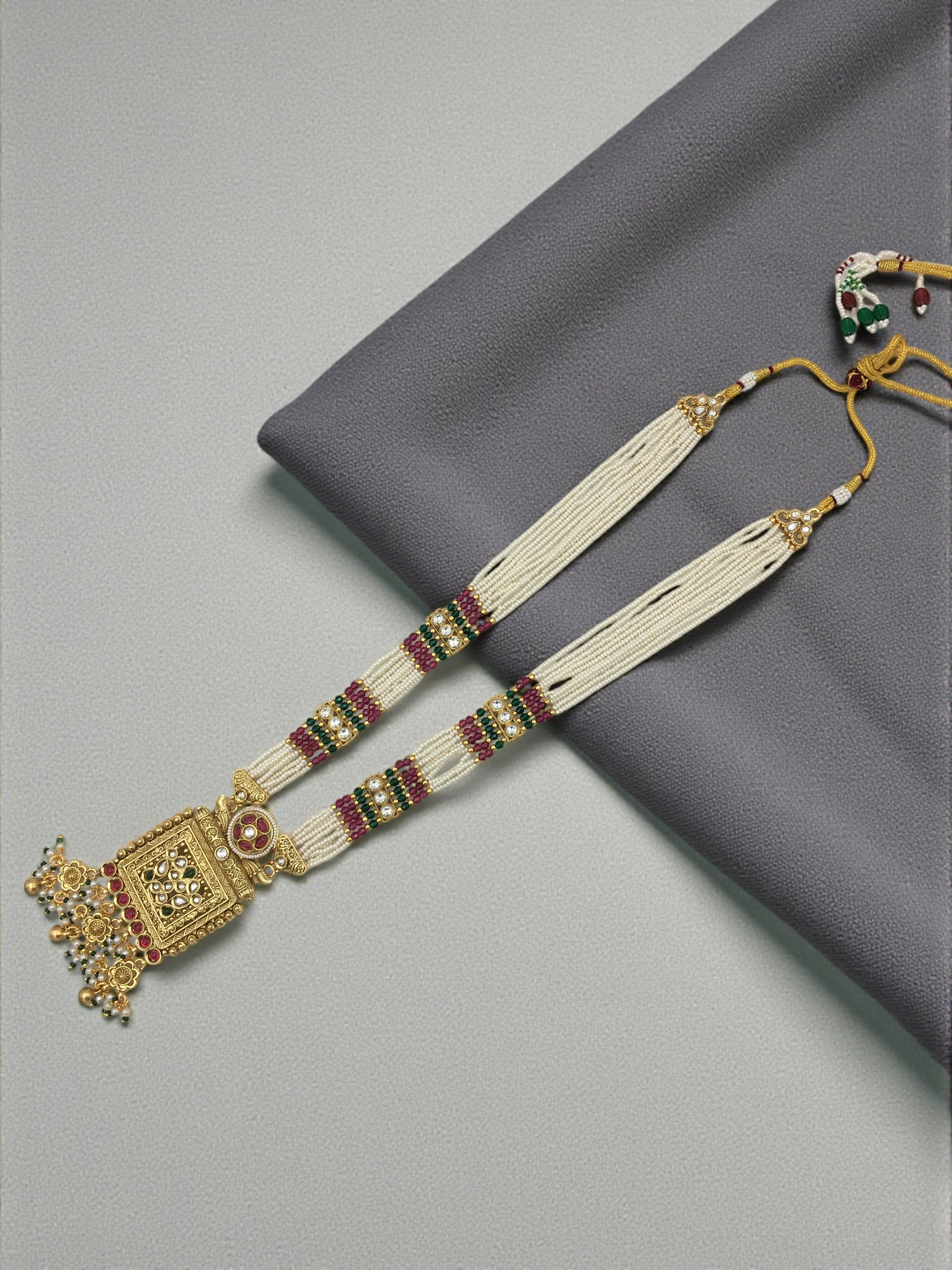 TRISHA BRASS NECKLACE SET