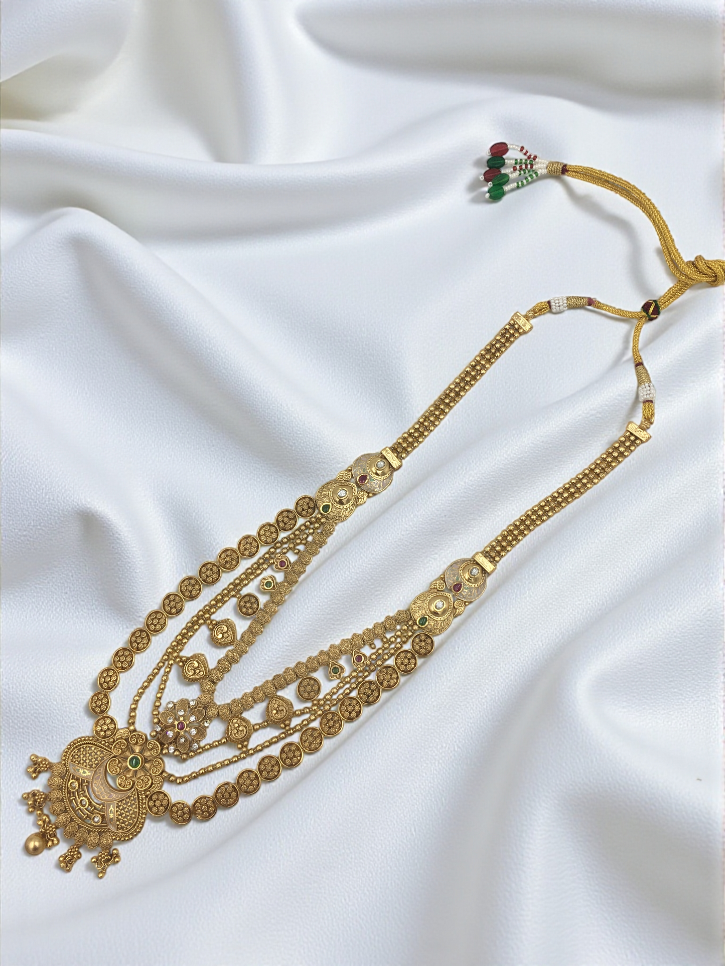 ELIZABETH BRASS NECKLACE SET