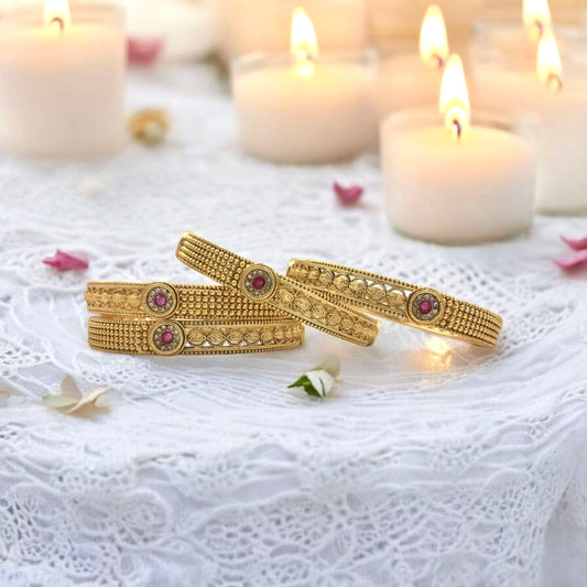 SHANMUGA RAJWADI BRASS BANGLES