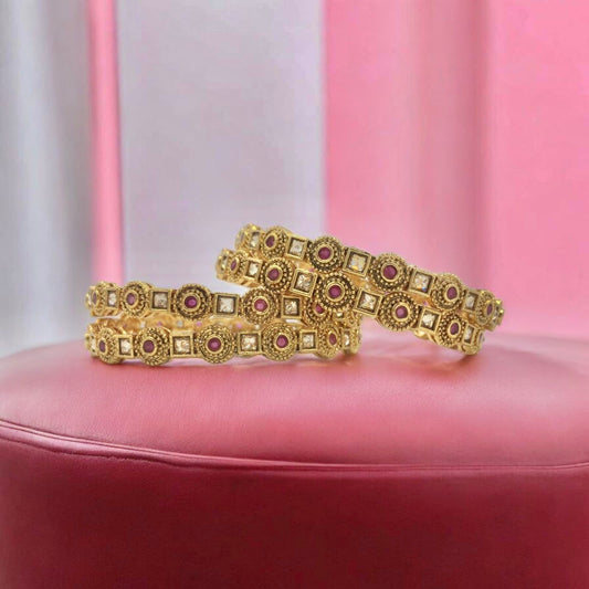 XYLINA RAJWADI BRASS BANGLES