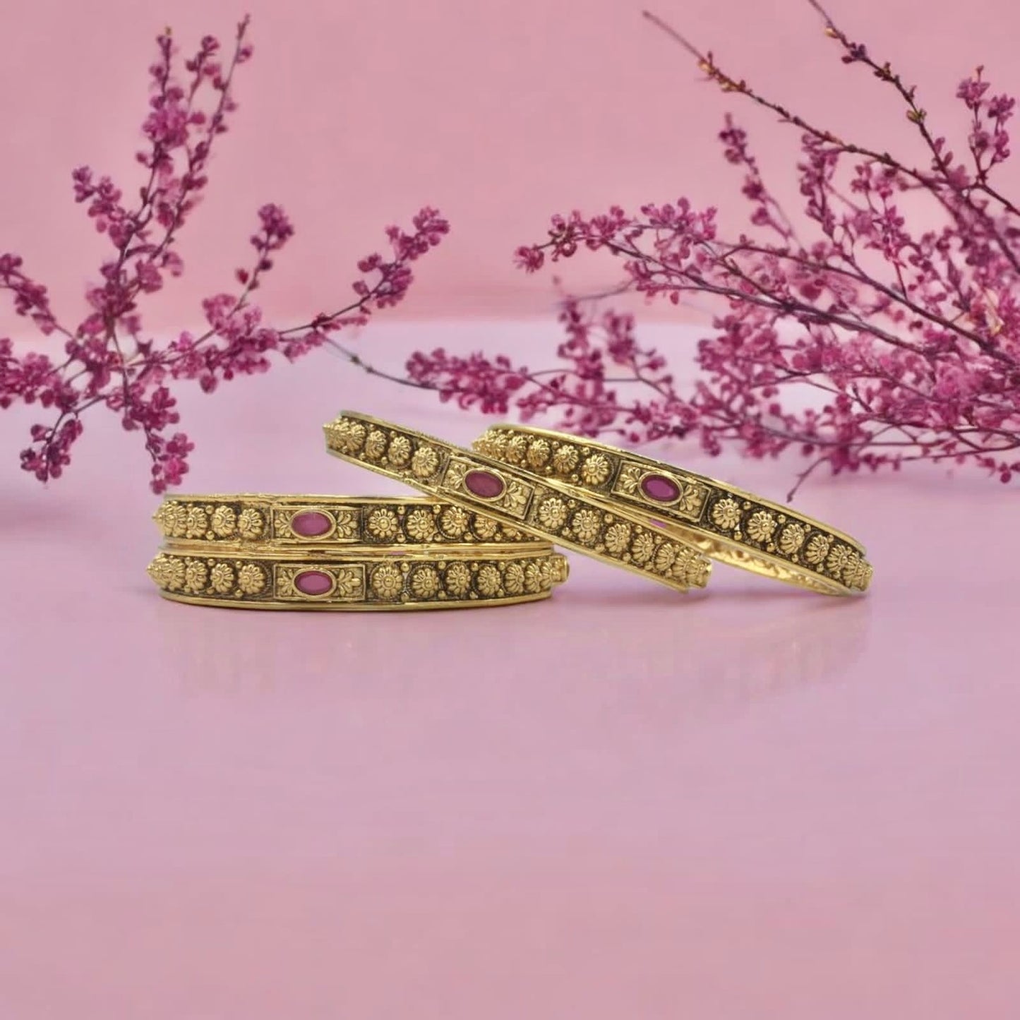 VANITHA RAJWADI BRASS BANGLES