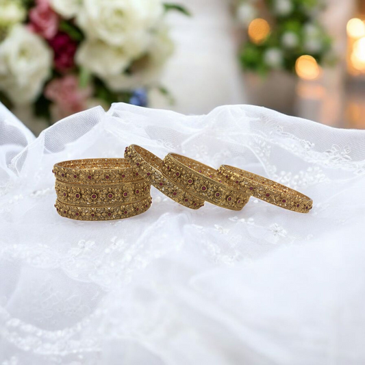 SITHARA RAJWADI BRASS BANGLES