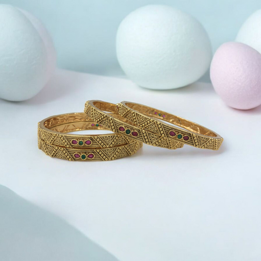 BHAIRAVI RAJWADI BRASS BANGLES