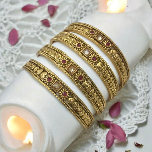 SHANVIKA RAJWADI BRASS BANGLES