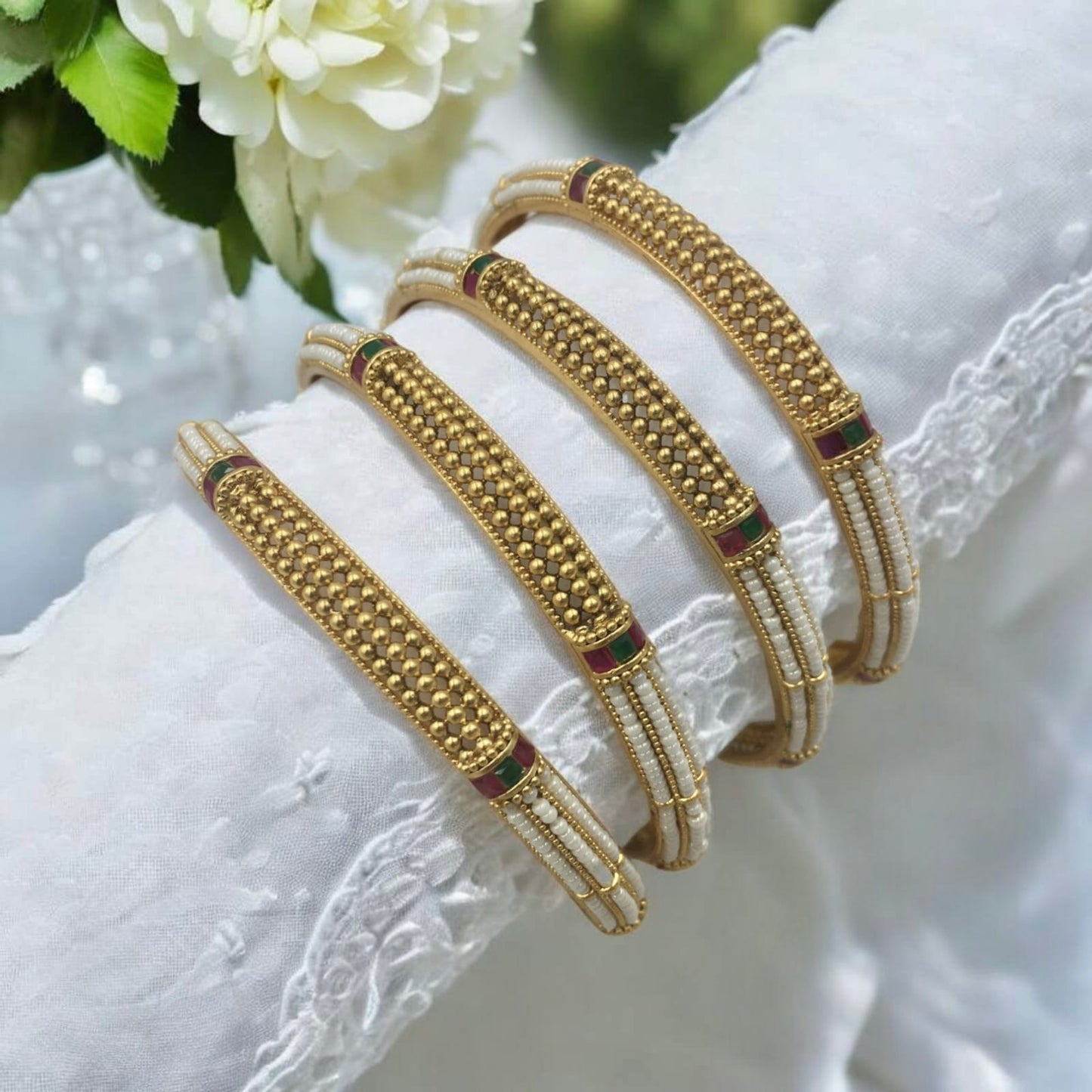KESHAVI RAJWADI BRASS BANGLES
