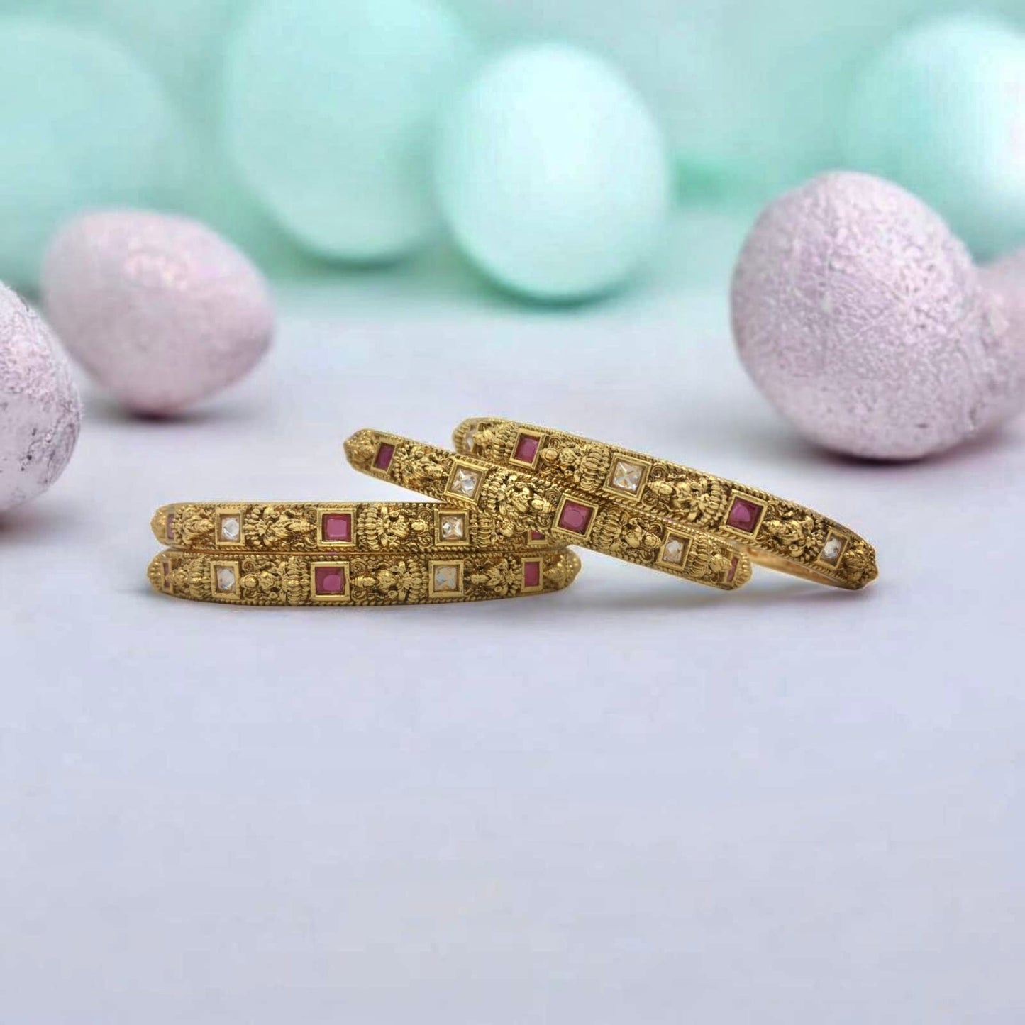 GOPIKA RAJWADI BRASS BNAGLES