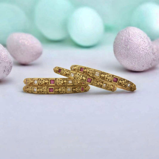 GOPIKA RAJWADI BRASS BNAGLES