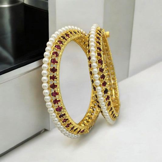 RAVINA RAJWADI BRASS BANGLES