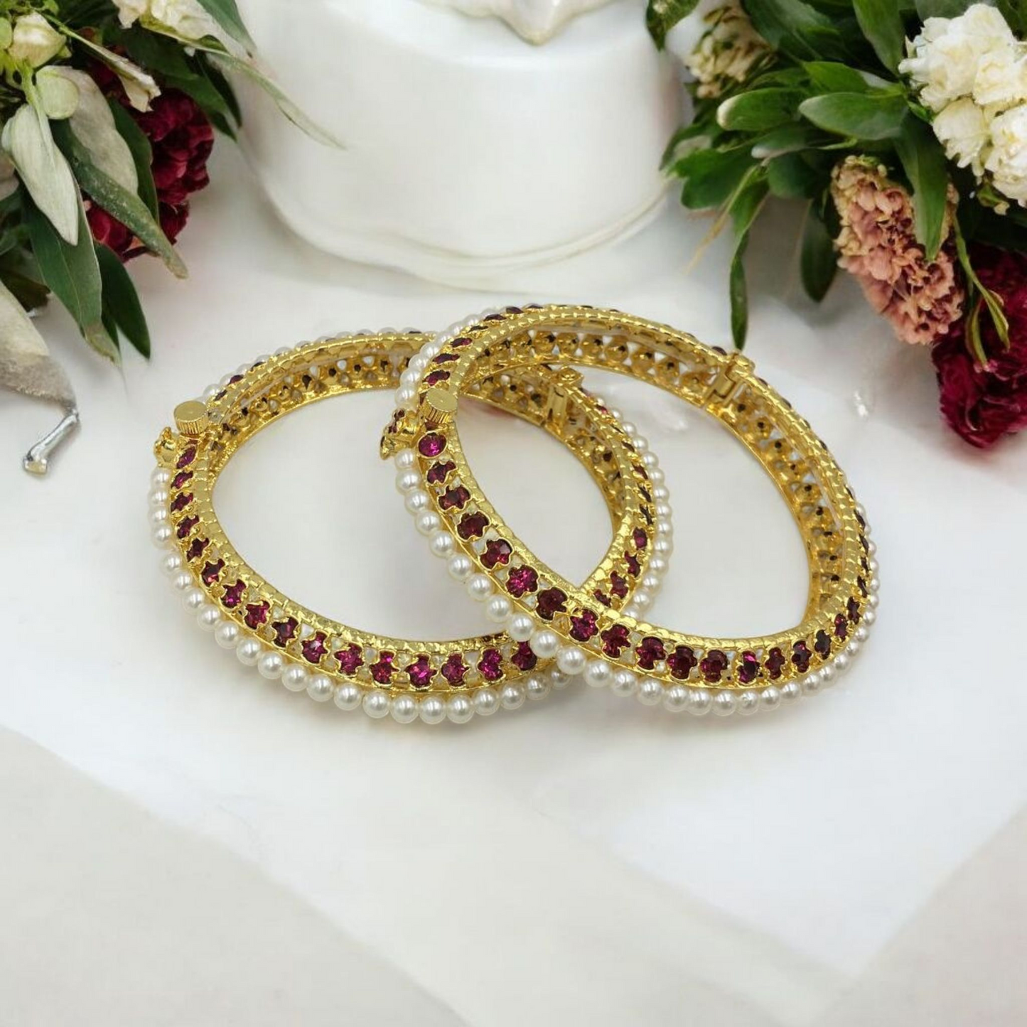 RAVINA RAJWADI BRASS BANGLES
